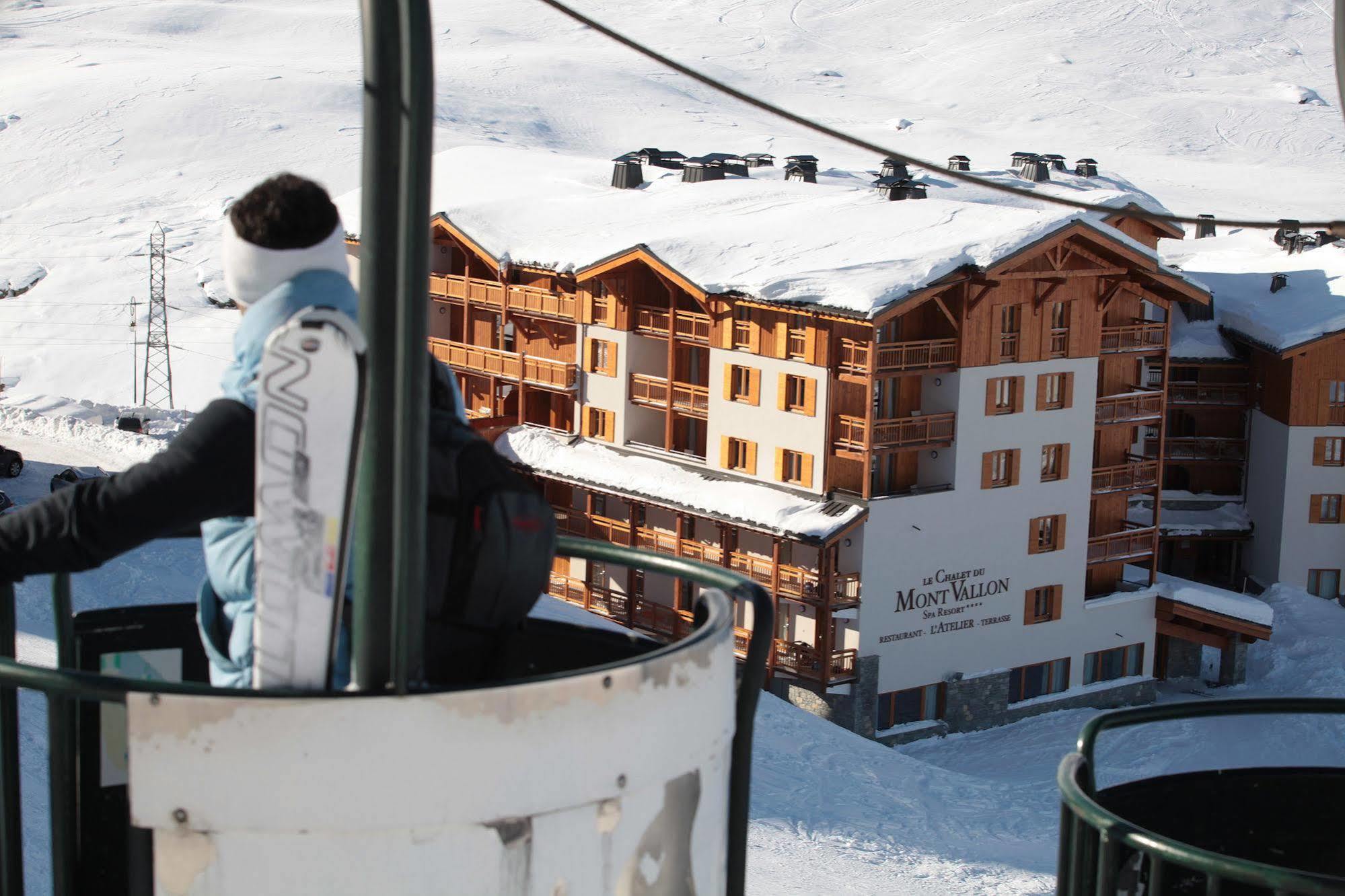 Le Chalet Du Mont Vallon Spa Resort Les Menuires ภายนอก รูปภาพ