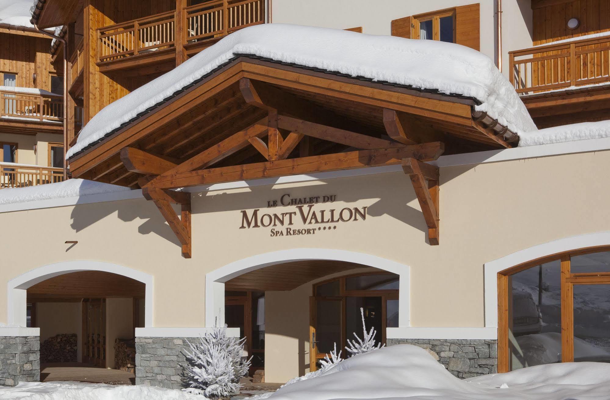 Le Chalet Du Mont Vallon Spa Resort Les Menuires ภายนอก รูปภาพ